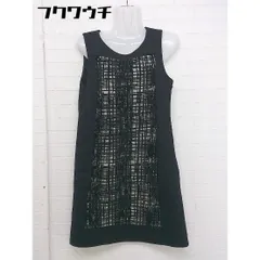 ◇ K.T KIYOKO TAKASE キヨコタカセ サイドジップ ノースリーブ ミニ ワンピース サイズ9 ブラック レディース  【中古】 【1110190008850】