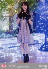 【中古】生写真(女性) イコールラブ(=LOVE)/高松瞳/全身/イコールラブ(=LOVE)生写真セット(「The 5th」チェック衣装)「2021.December」
