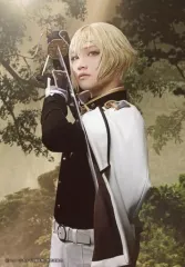 【中古】生写真(男性) 三浦宏規(髭切)/上半身・両手刀・キャラクターショット/「ミュージカル『刀剣乱舞』 髭切膝丸 双騎出陣2020 ～SOGA～」ブロマイド 戦闘ver.