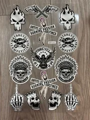 ★アウトレット★新品 ハーレーダビッドソン バイク Harley Davidson レーシング ステッカー オートバイ シール アクセサリー グッズのサムネイル