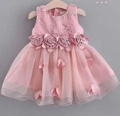 ドレス　白、ピンク