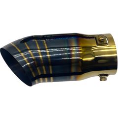 ブラックチタンマフラーカッター デリカD5 キャラバン NV350 