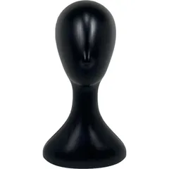 [アウトレット品] マネキン ヘッド トルソー 男 女 共用 ウィッグ 帽子 店頭 展示 販促 (ブラック) [ブラック]