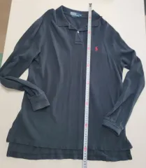 ポロラルフローレン 正規品 長袖 カラーTシャツ ネイビー XL