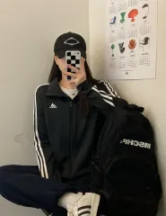 アディダス ジャージ (黒) Womens M