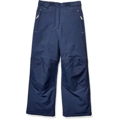 【雪遊びに最適】ボーイズ スキー/スノーパンツ 14歳以上対象 ミリタリーブルー 防寒 撥水 通学 アウトドア 雪山 ゲレンデ おままごと・着せ替えにも