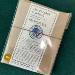 トラベラーズノート パスポート キャメル