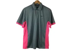 お買い得品！【中古ゴルフウェア】ナイキ 半袖ポロシャツ L