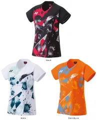 ヨネックス YONEX テニス ウィメンズゲームシャツ シャツ ウェア トップス 部活 クラブ 練習 練習試合 自主練 トレーニング  20771 011 ホワイト