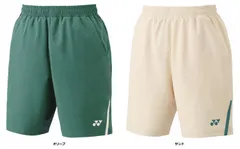 ヨネックス YONEX テニス ユニハーフパンツ 硬式 軟式 ソフトテニス ショートパンツ 短パン トーナメント ツアー ゲーム 試合 トレーニング 吸汗速乾 ストレッチ メンズ レディース  15163 585 サンド