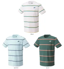 ヨネックス YONEX テニス ユニTシャツ ウエア トップス 半袖 練習 トレーニング UVカット 部活 クラブ 学生 学校 通学 デイリー 合宿 レジャー メンズ レディース 男性 女性  16678 049 ミッドナイト