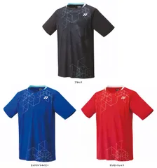 ヨネックス YONEX テニス ユニゲームシャツ シャツ ウェア トップス 部活 クラブ 練習 練習試合 自主練 トレーニング  10602 007 ブラック
