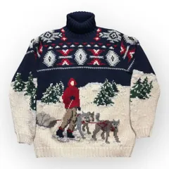 “ LAUREN”  RALPH LAUREN ハンドニット　ローレン　ラルフローレン　アメカジ　古着　アメリカ古着　都内　中野区　古着屋