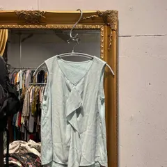 @ キヨコタカセ KT kiyokotakase コムサ ブラウス シャツ 無地　ノースリーブ　お呼ばれ　デート　オフィスカジュアル　食事会