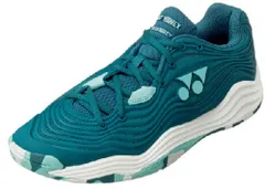 ヨネックス YONEX テニス パワークッション フュージョンレブ5 メン オールコート用 テニスシューズ 硬式 ソフトテニス 軟式テニス 衝撃吸収 反発性 通気性 耐摩耗性 メンズ 男性  SHTF5MAC 749 ブルーグリーン 25.5