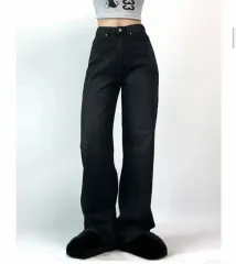 ハイウエストワイドデニム