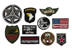 【在庫セール】厳選 US アーミー ARMY 軍物 NEWアイロンワッペン 10枚セット