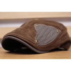 ハンチング帽子 コーデュロイ綿 キャップ 帽子 57cm～59cm メンズ レディース BN HC282-4