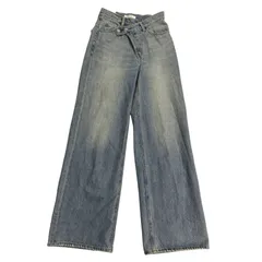 B073 MOUSSY マウジー デニム ジーパン ジーンズ Ｇパン ブルー レディース 0