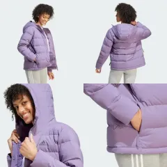 値引き交渉)アディダス ウィメンズ 헬리오ニック フード ダウン ジャケット IK3181 M サイズ