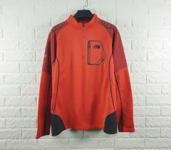 95 THE NORTH FACE ザノースフェイス 起毛 ハーフジップ Tシャツ