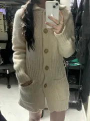 ギャップ GAP ヴィンテージ ニット カーディガン ウール ONE PIECE 森ガール ピンターカル