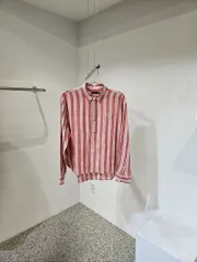 ポロ ラルフローレン ストライプ ヘンリーネック シャツ