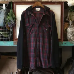 ポロ デニムアンドサプライ チェック フード シャツ XL