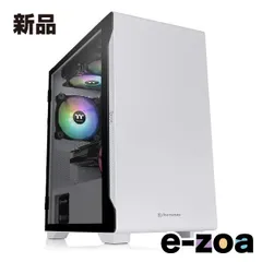 thermaltake  サーマルテイク S100 TG Snow Edition ホワイト ミニタワーPCケース CA-1Q9-00S6WN-00 (2573932)