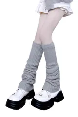 【まもなく終了】ソックス 可愛い ニットレッグウォーマー 防寒 伸縮性 おしゃれ ソックスカバー レディース レッグウォーマー E-floral [§Ｅ∞Ｅ‐ｆｌｏｒａｌ]