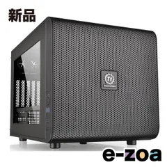 thermaltake  サーマルテイク Core V21 キューブ型PCケース 水冷対応 ブラック CA-1D5-00S1WN-00 (2404013)