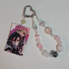 鬼滅の刃 甘露寺 蜜璃 伊黒 小芭内 キーホルダー