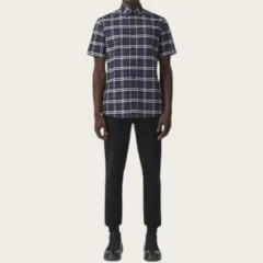 M/バーバリー ノヴァチェック 半袖シャツ