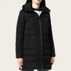 モンクレール ハイネック ワッペンパッチ ダウンジャケット ロング丈 アウター