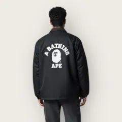 最終値下げBAPE BLACK A Bathing Ape テーラードジャケット COLLEGE COACH JACKET | bape.com