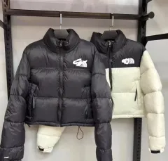 THE NORTH FACE ザノースフェイス ヌプシ クロップド ダウン (白/ブラック)