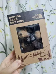 THE NORTH FACE ザノースフェイス ヌプシ ベスト ベア キーホルダー ブラウン