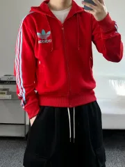 アディダス ファイヤーバード トラックジャージ フードジップアップ 100