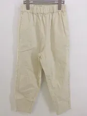 ◇ BASIC&EXCELLNT HAPPY UNION ウエストゴム テーパード パンツ サイズM~L アイボリー系 レディース P  【中古】 【1211180001896】