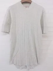 ◇ Healthknit ヘルスニット コットン モックネック 半袖 ニット カットソー サイズS 34 オフホワイト系 レディース P  【中古】 【1211180000806】