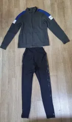 (新品) HEAD ジップアップ長袖95とTOPTEN10 黒 レギンス28 セット販売