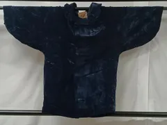 平和屋着物＃和装コート　ベロア　鉄紺色　CABB5366ua