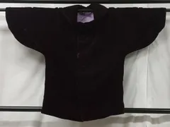 平和屋着物＃和装コート　ベロア　紫紺色　CABB5368ua