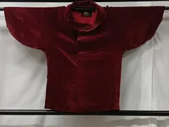 平和屋着物＃和装コート　ベロア　葡萄色　CABB5370ua