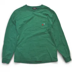 XLARGE エクストララージ 長袖Tシャツ ロンT バックプリント サイズL L/S POCKET TEE WEEKENDER グリーン メンズ