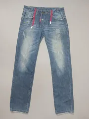 32 ディースクエアード2 メイプルパッチ ストレートデニム