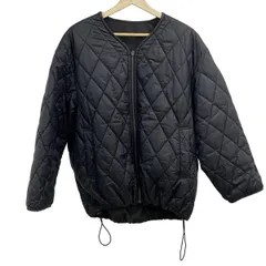 23区(ニジュウサンク) ブルゾン サイズ38 M レディース - 黒 長袖/キルティング/ジップアップ/中綿/リバーシブル/秋/冬