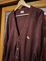 80s USA ヴィンテージ LACOSTE ラコステ カーディガン (105)