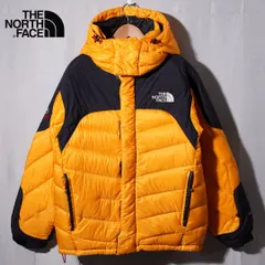 ノースフェイス THE NORTH FACE ダウンジャケット XL 相当 表記 M サミットシリーズ SUMMIT SERIES イエロー ブラック バルトロカラー 850フィル パーテックス PERTEX テック ストリート オーバーサイズ 古着 Y071