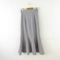 グレイル GRL マーメイドスカート ロング ブルーグレー M *A188